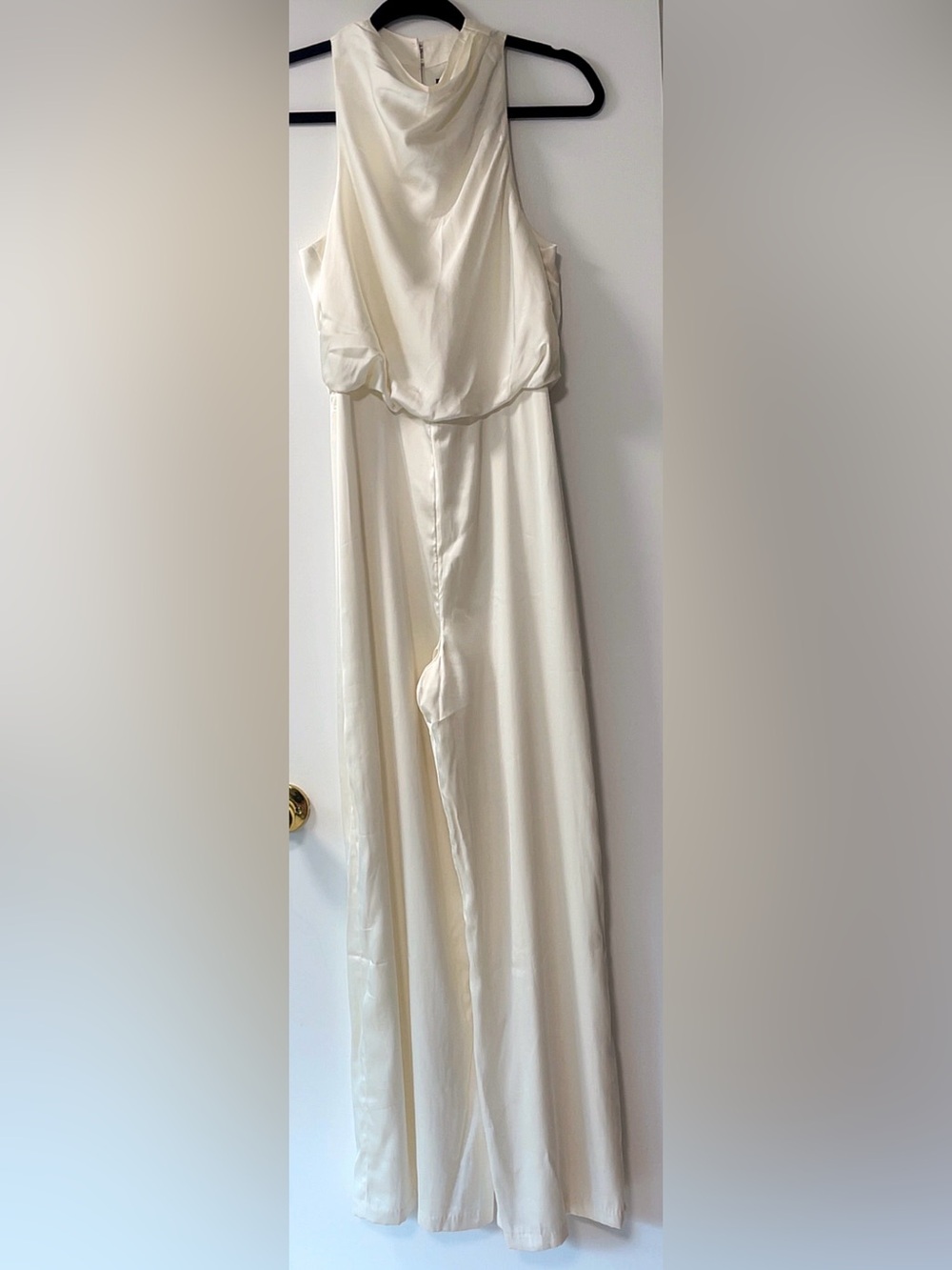 Abercrombie & Fitch Cream High Neck Jumpsuit S NWT